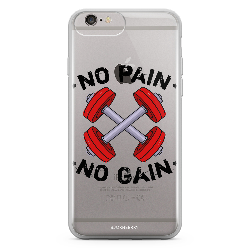 iPhone 6 Plus/6s Plus Fashion Skal - No Pain No Gain
