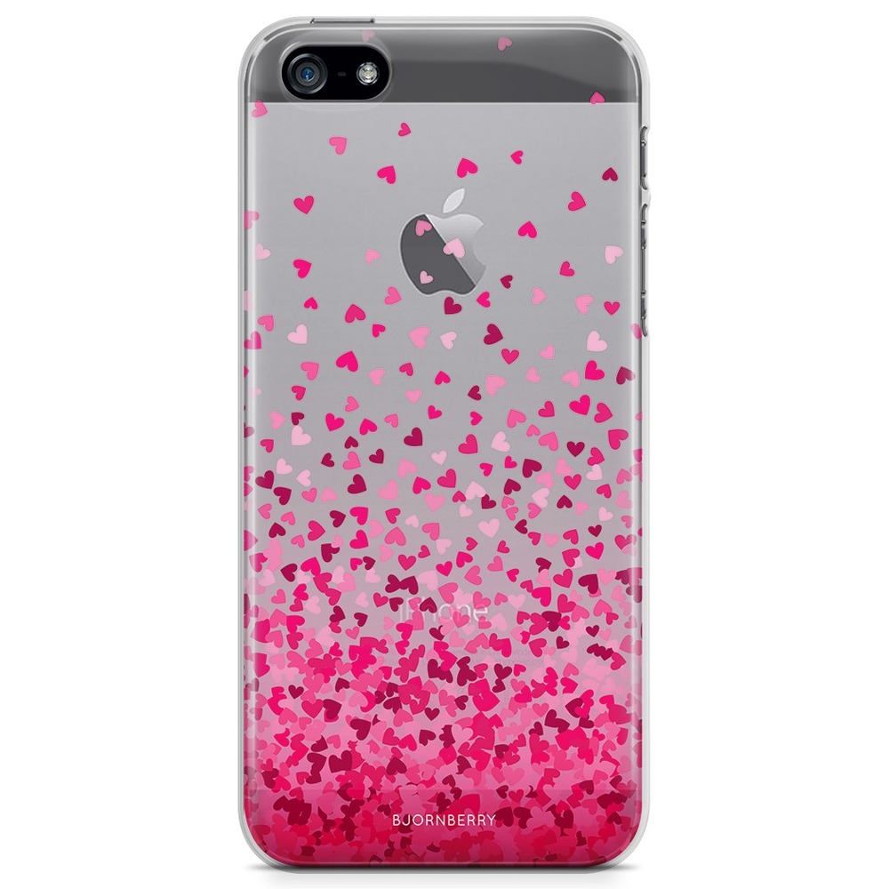 iPhone 5/5S/SE (2016) TPU Case - Heart Confetti