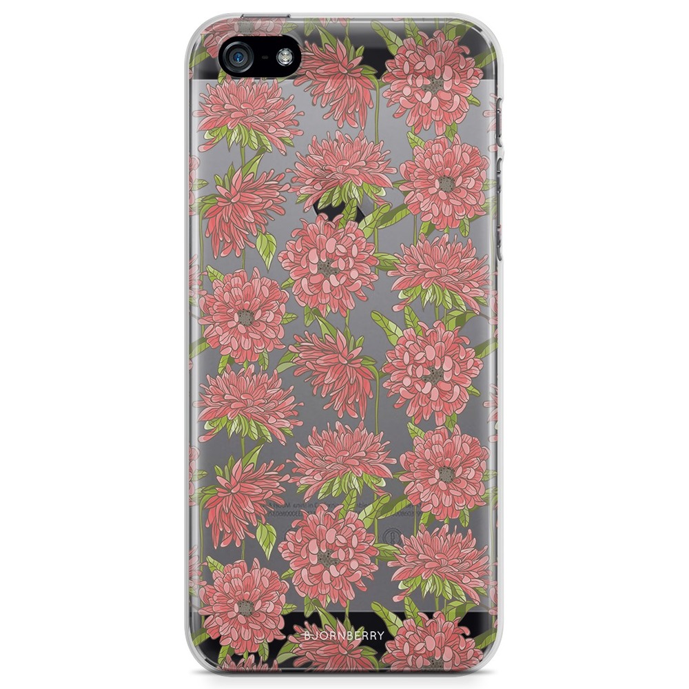 iPhone 5/5S/SE (2016) TPU Case - Floral Pattern