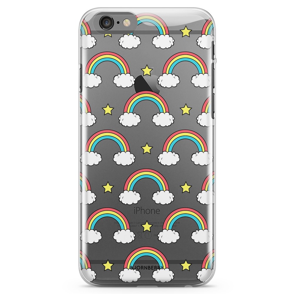 iPhone 6 Plus/6s Plus TPU Case - Rainbow Pattern