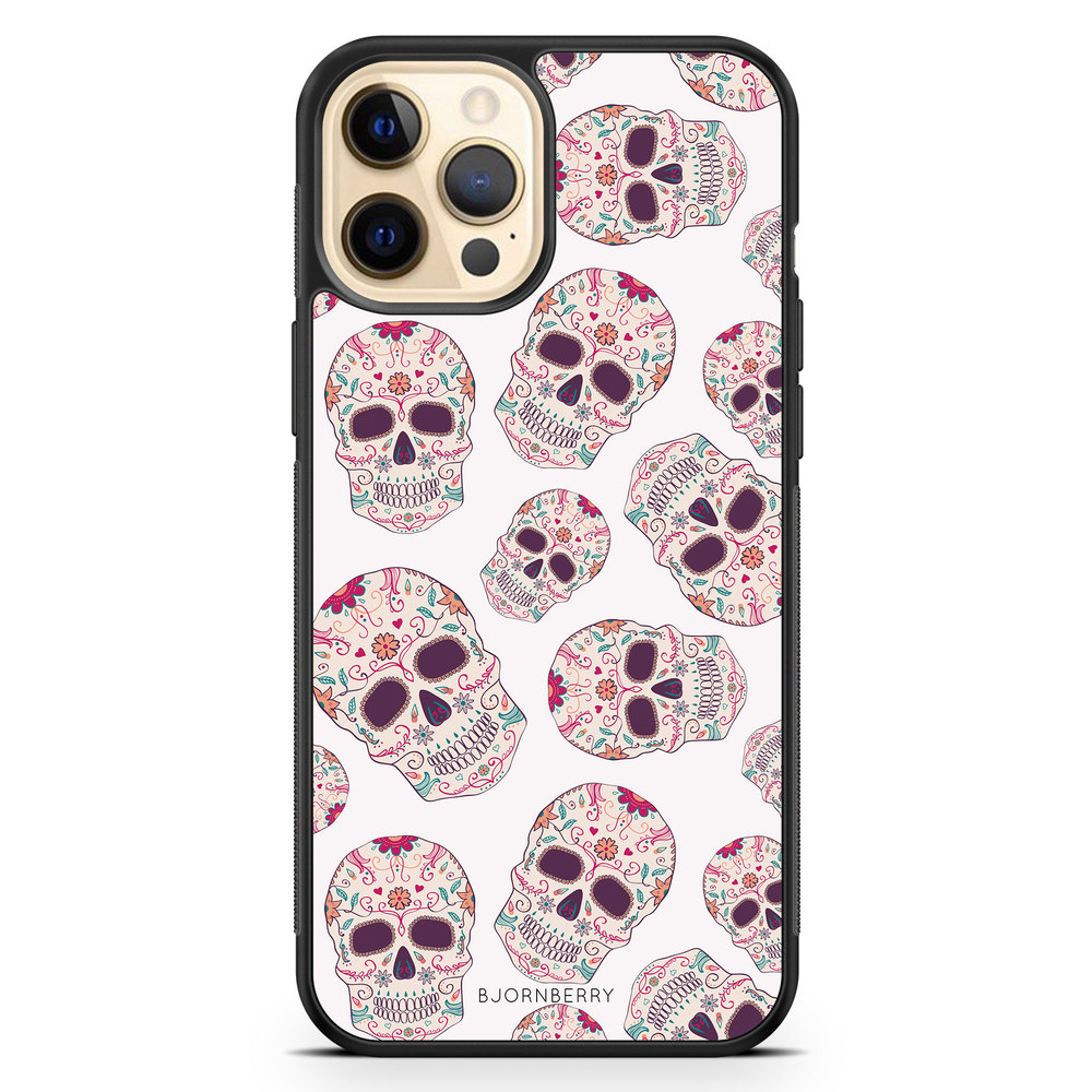 iPhone 12 Pro Max Case - Calavera Skulls