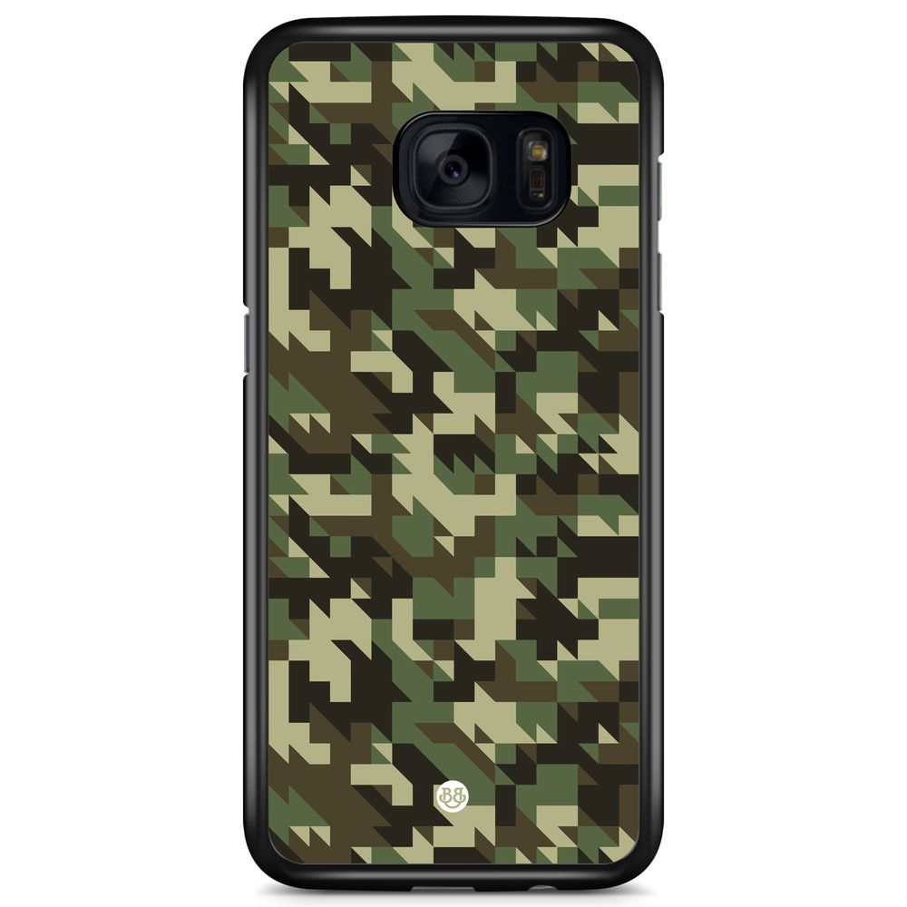 Samsung Galaxy S7 Edge Case - Houndstooth Camo