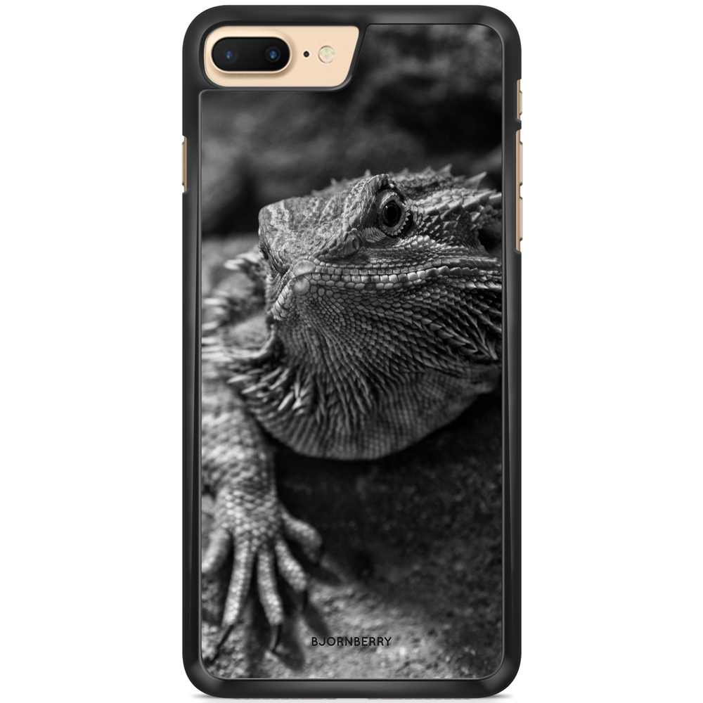iPhone 7 Plus Case - Black/White Lizard