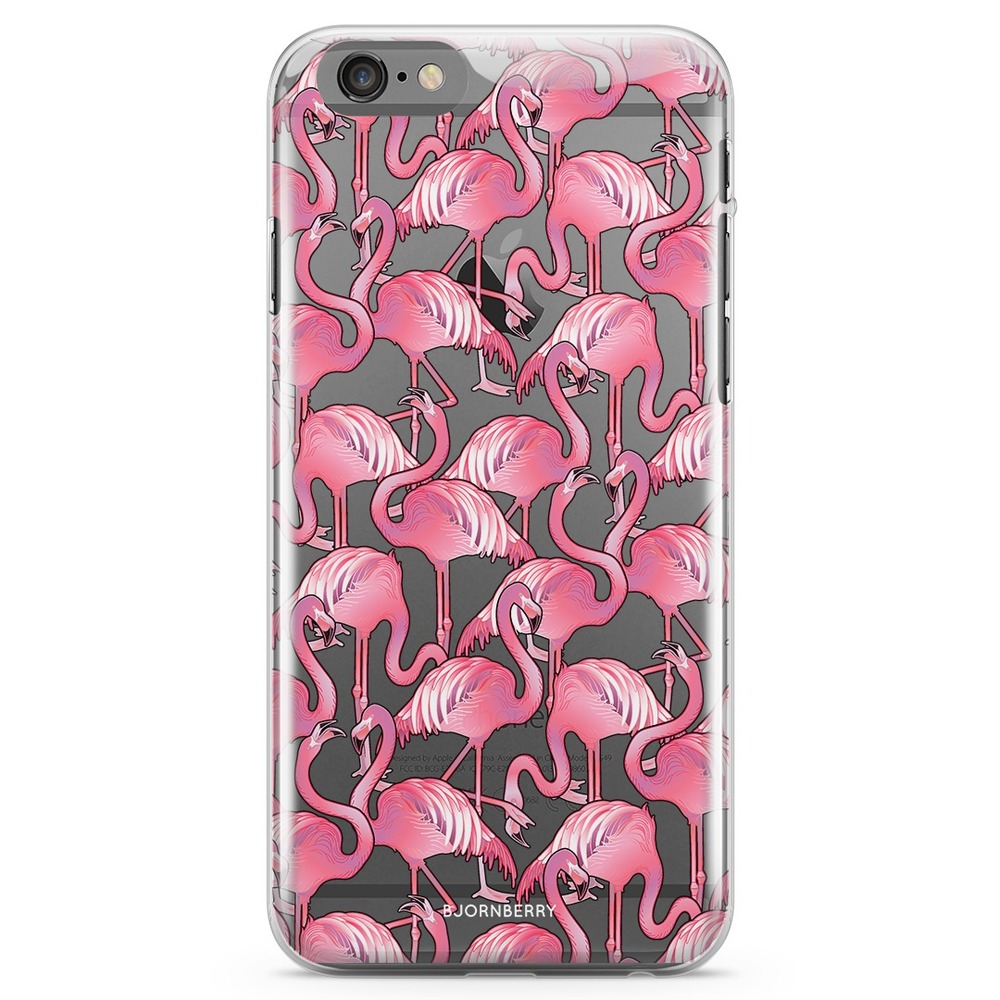 iPhone 6 Plus/6s Plus TPU Case - Flamingos