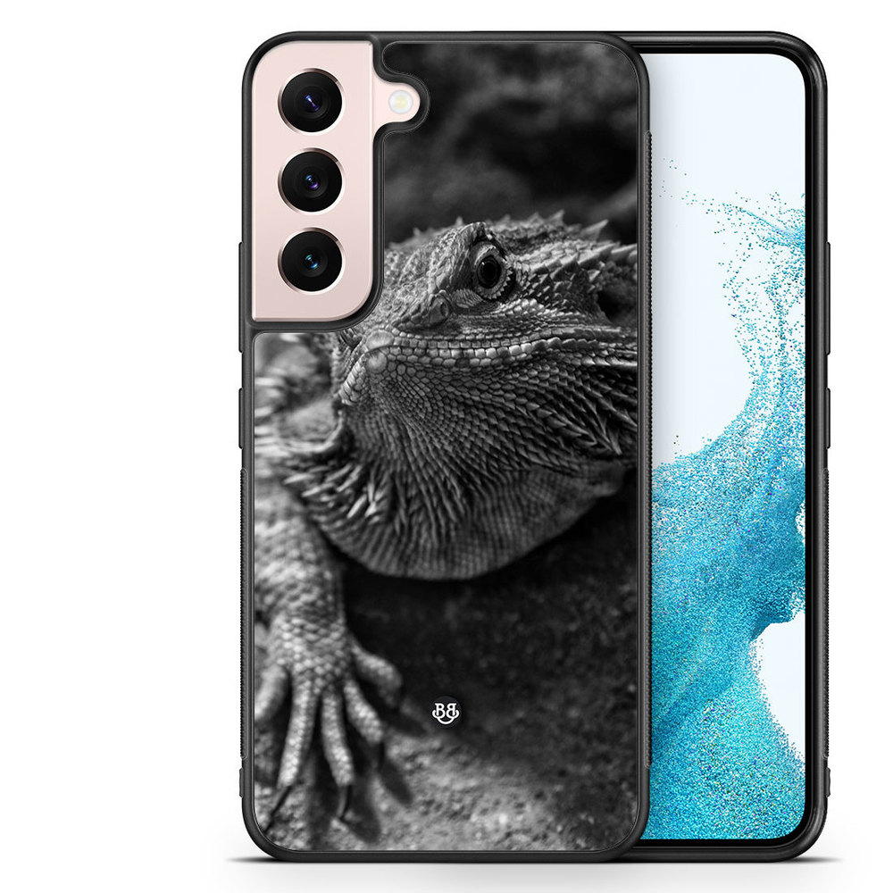 Samsung Galaxy S22 5G Case - Black/White Lizard