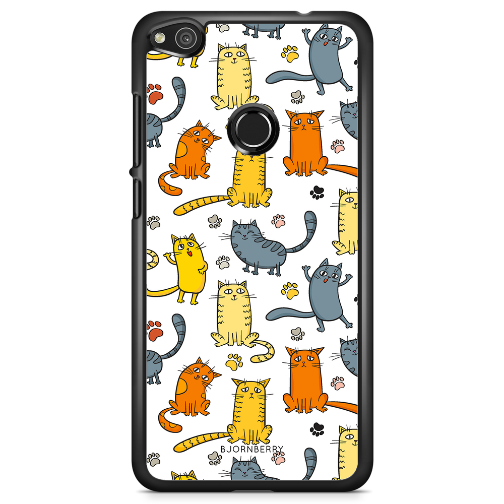Huawei Honor 8 Lite Case - Cat Pattern