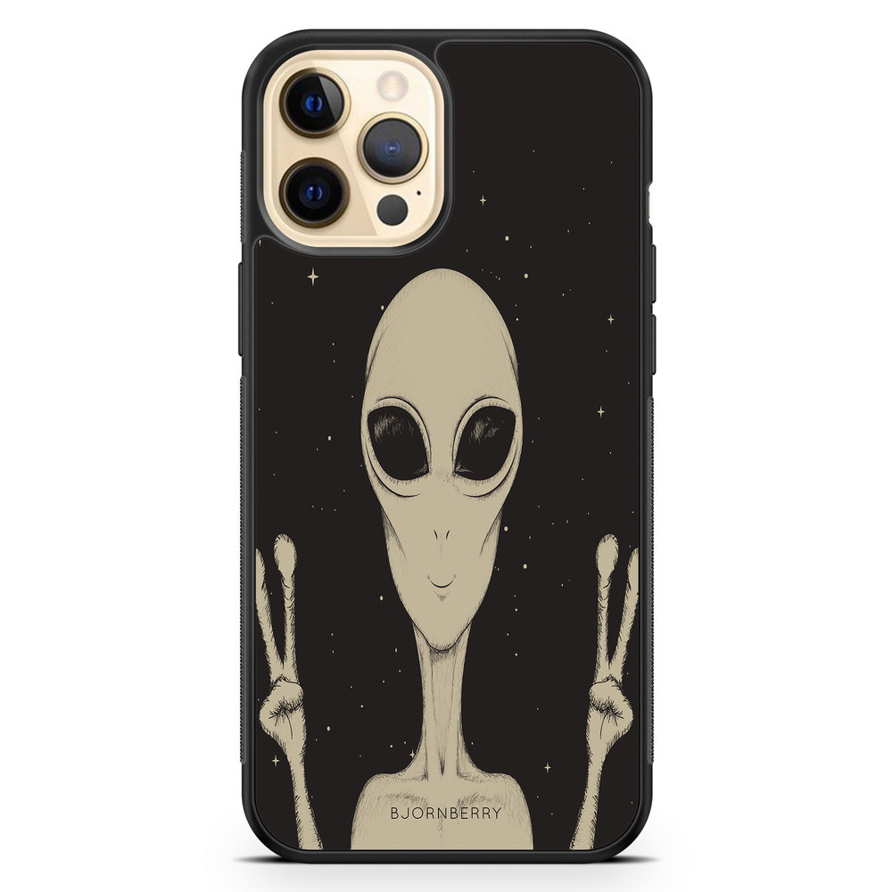iPhone 12 Pro Max Case - Peace Alien