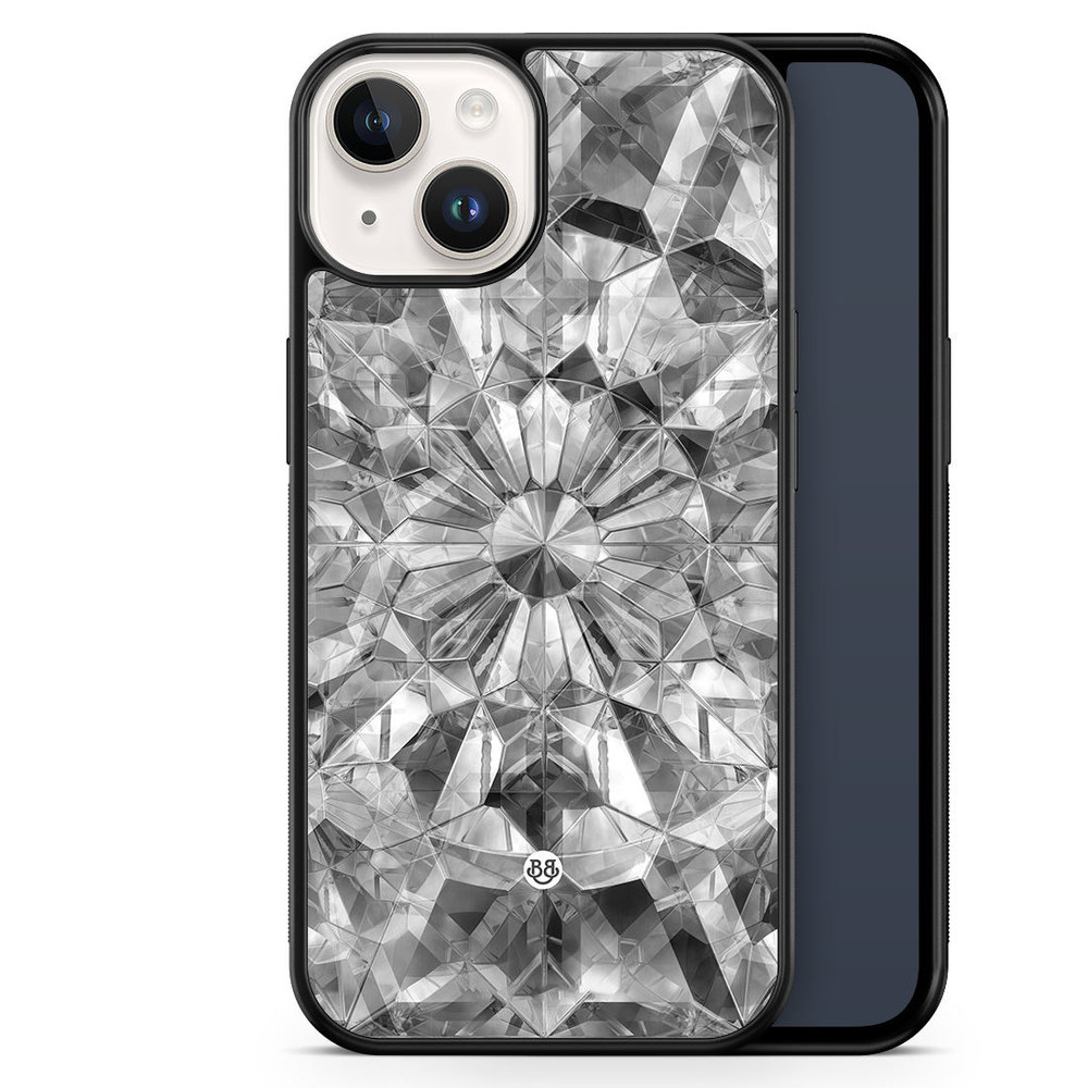 iPhone 14 Case - Grey Crystals