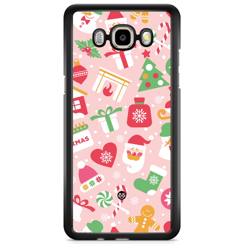 Samsung Galaxy J3 (2016) Case - Pink Christmas