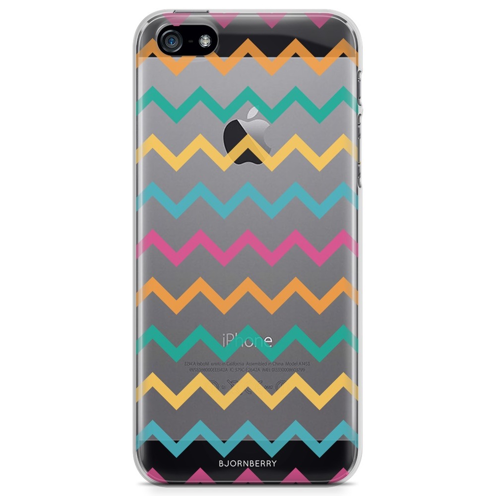 iPhone 5/5S/SE (2016) TPU Case - Chevron Pattern