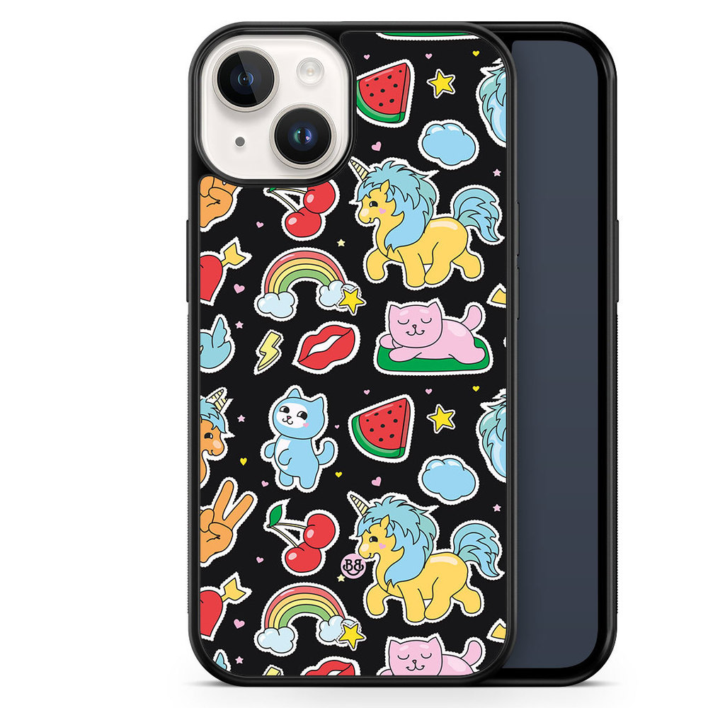 iPhone 14 Case - Cute Stickers