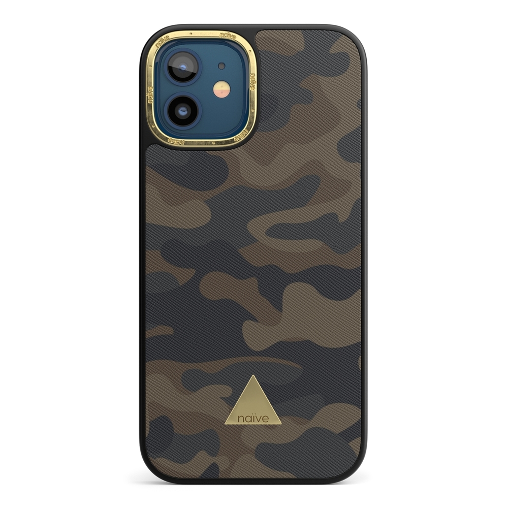 Naive iPhone 12 Case - Camouflage