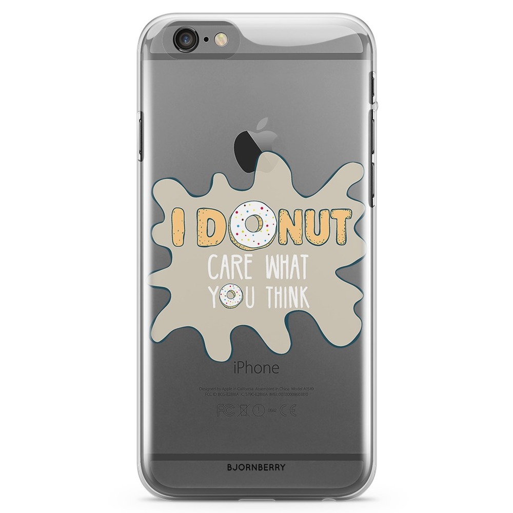 iPhone 6 Plus/6s Plus TPU Case - I Donut Care