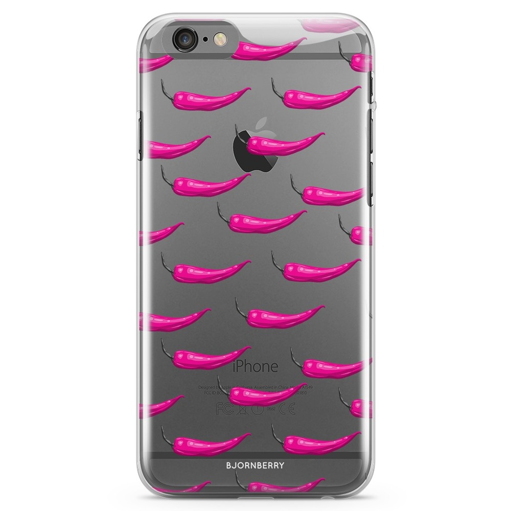 iPhone 6 Plus/6s Plus TPU Case - Chilli Pattern