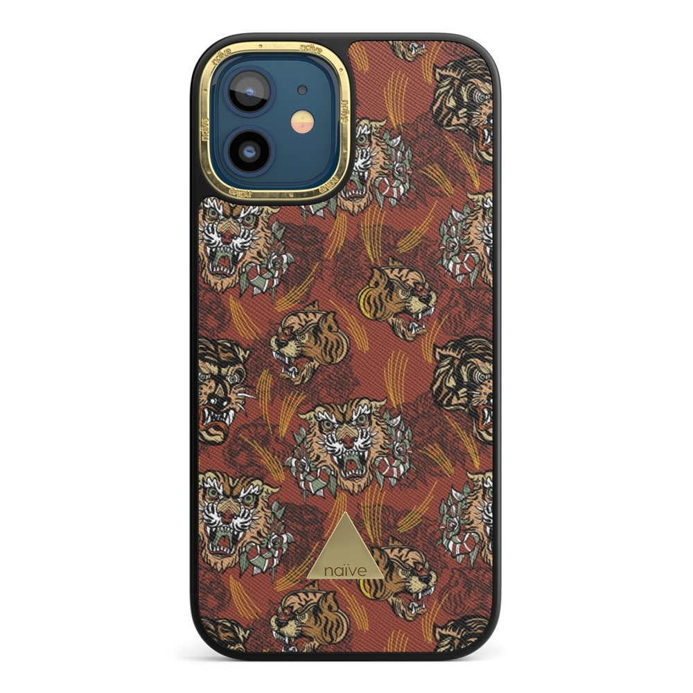 Naive iPhone 12 Case - Tigers