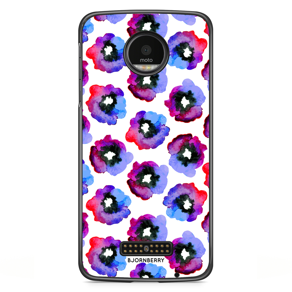 Motorola Moto Z Skal - Violettblommor