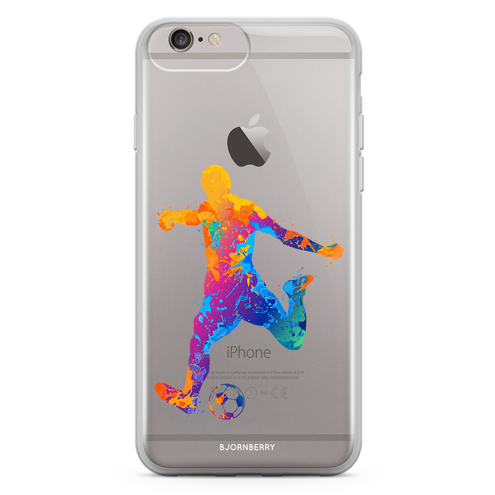 iPhone 6 Plus/6s Plus Fashion Skal - Fotboll