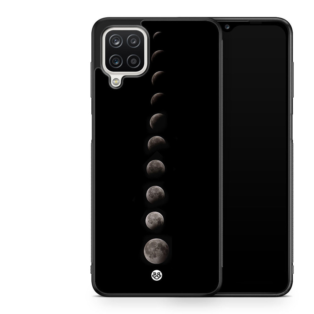 Samsung Galaxy A12 Case - Moon phases