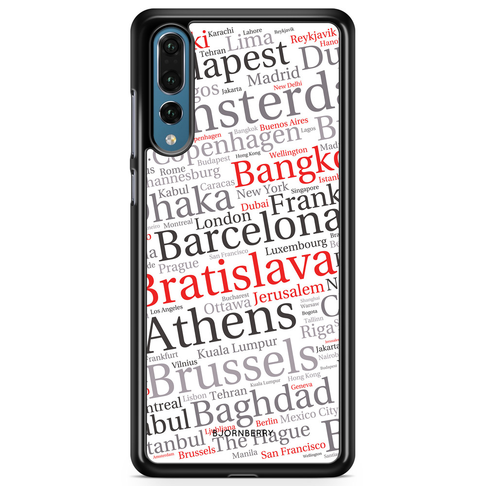 Huawei P20 Pro Case - City Names