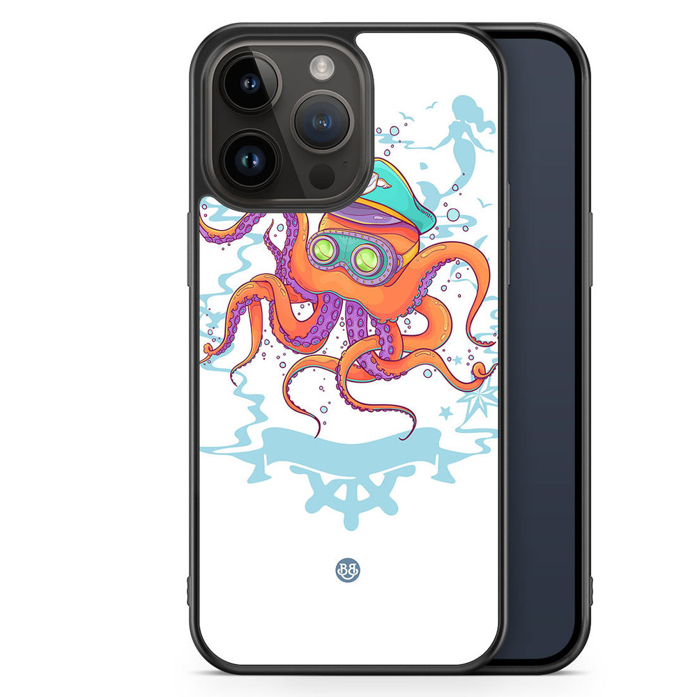 iPhone 14 Pro Max Case - Captain Octopus