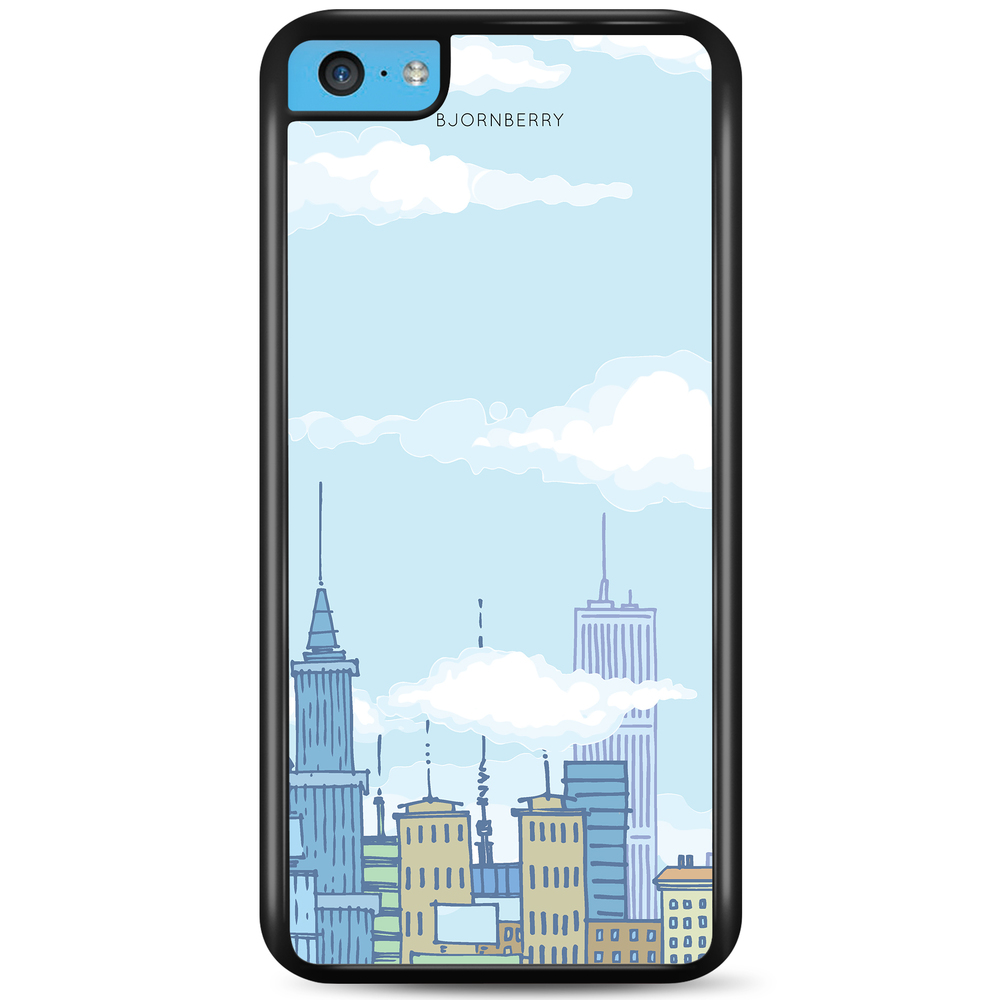 iPhone 5C Case - Cartoon Skyline