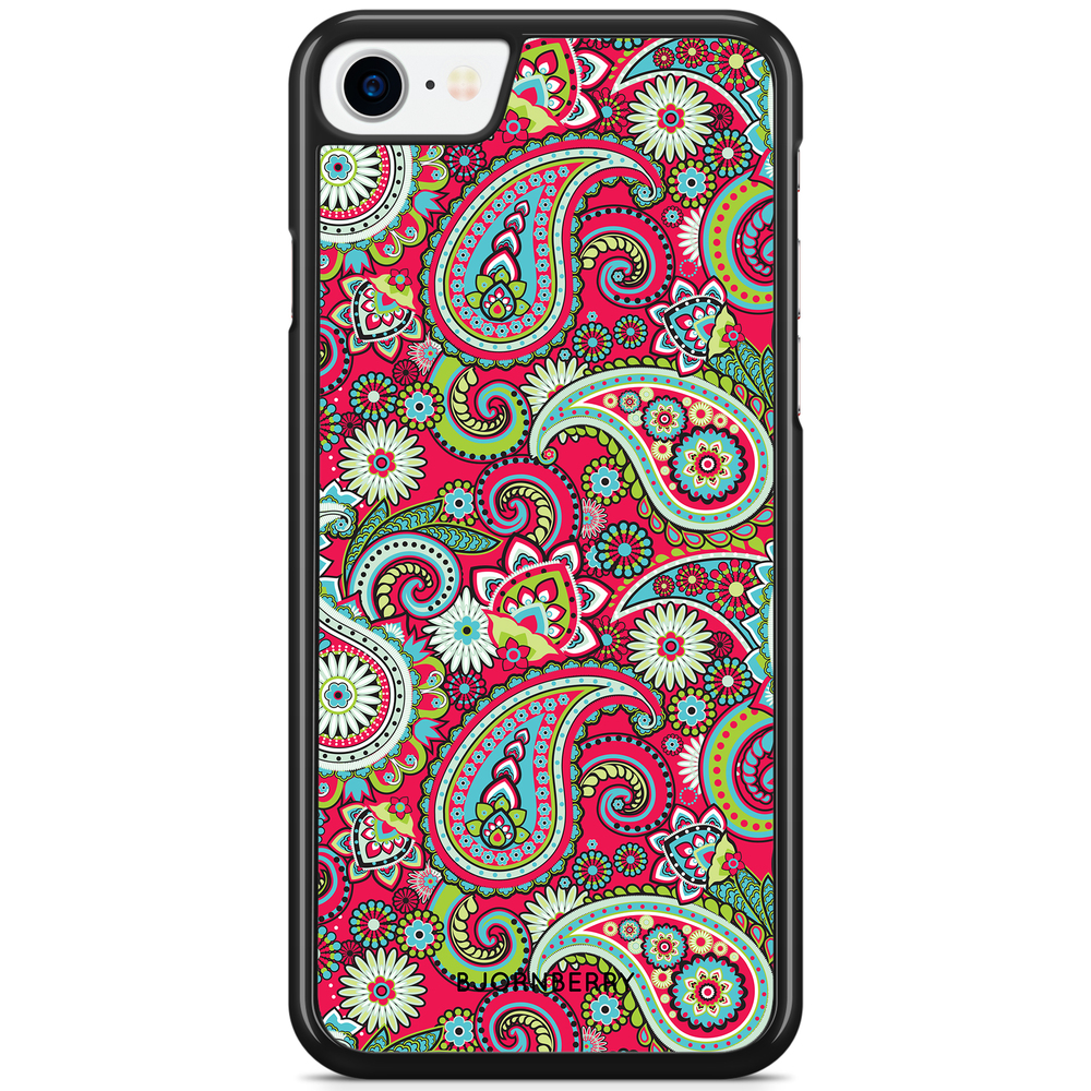 iPhone 7 Case - Red Paisley