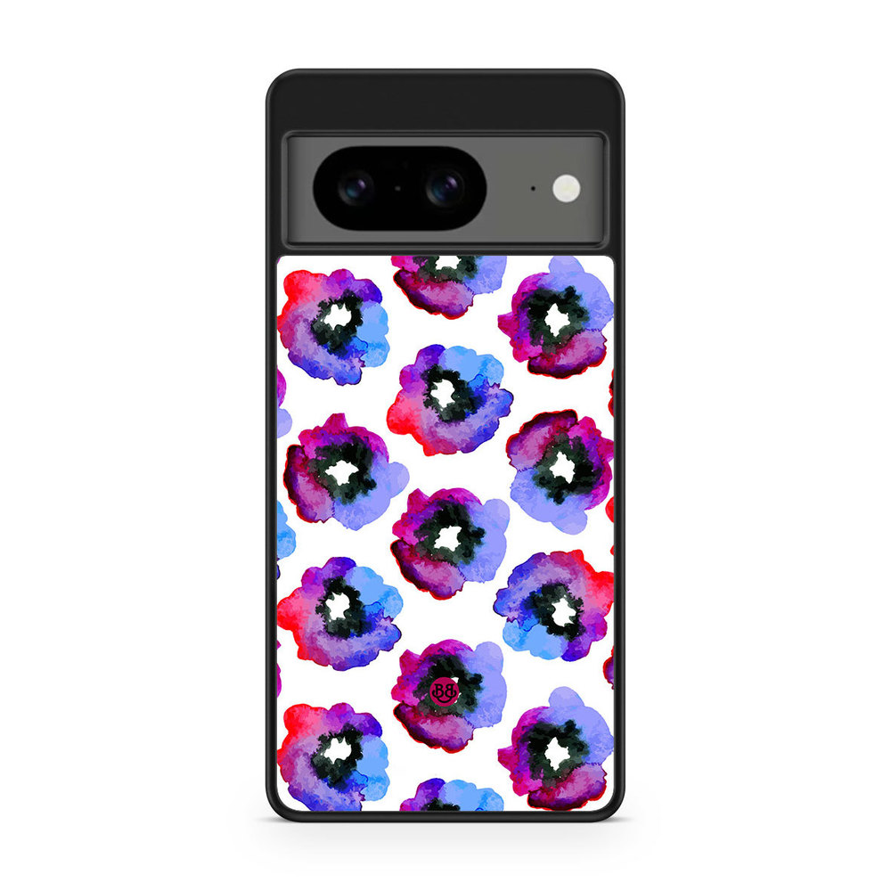 Google Pixel 8 Case - Violet Flowers