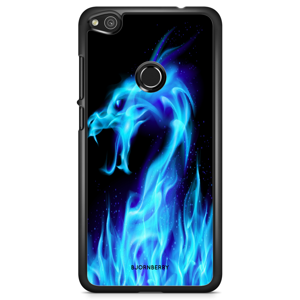 Huawei Honor 8 Lite Case - Blue Flames Dragon