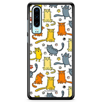 Huawei P30 Skal - Kattmönster