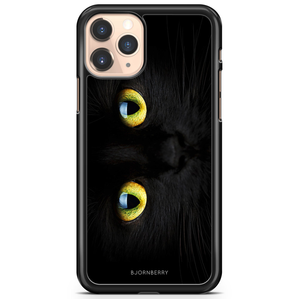iPhone 11 Pro Case - Black Cat Close Up