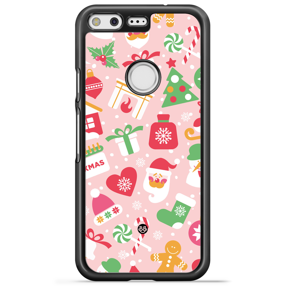 Google Pixel Case - Pink Christmas