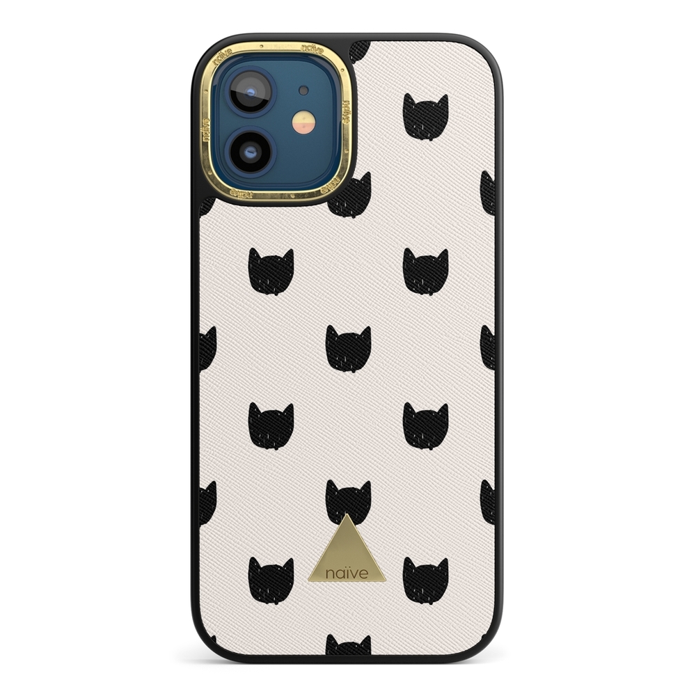 Naive iPhone 12 Case - Cat Faces