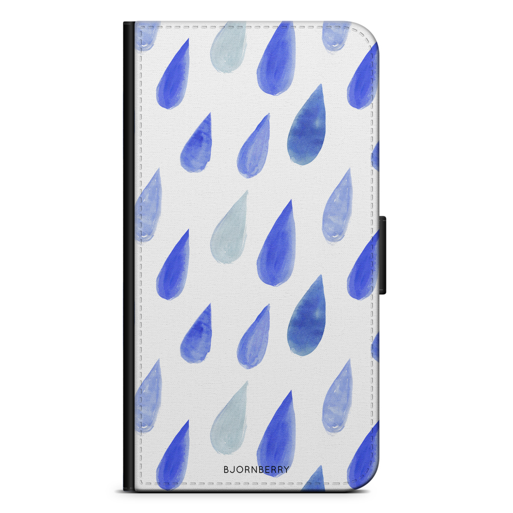 Samsung Galaxy S21 Ultra Plånboksfodral - Regndroppar | Mobilskal & Mobilfodral BJORNBERRY