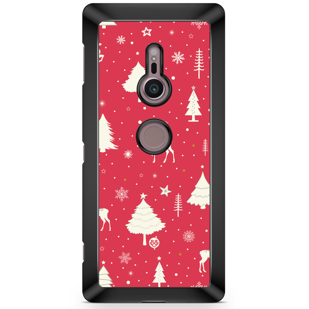 Sony Xperia XZ2 Case  - Red Christmas