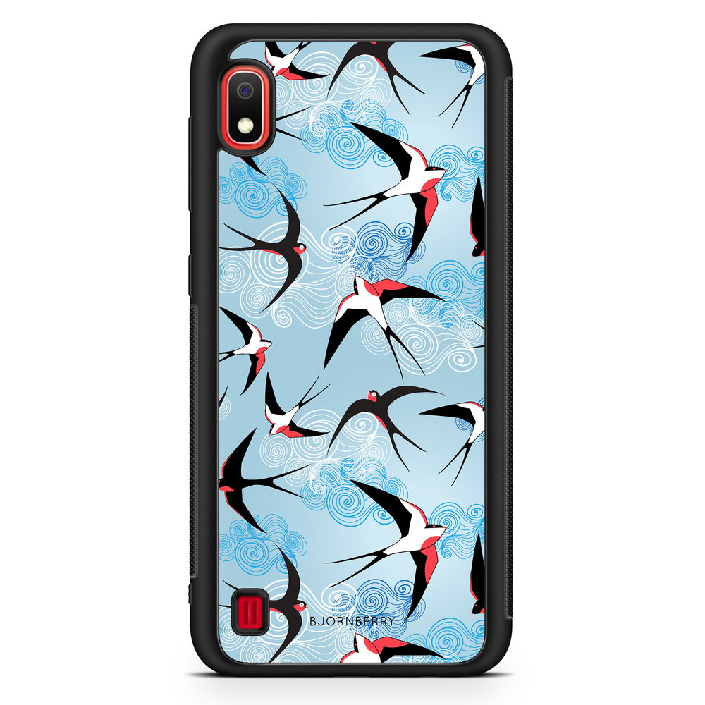 Samsung Galaxy A10 Case - Swallows