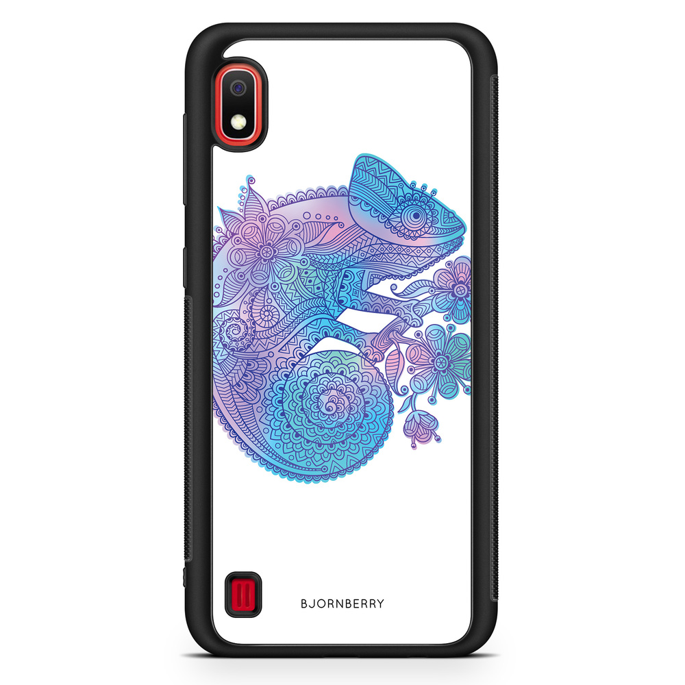 Samsung Galaxy A10 Case - Mandala Chameleon