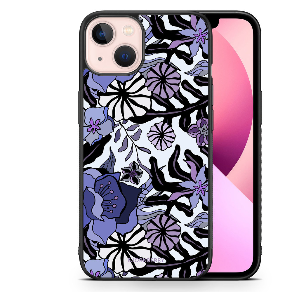 iPhone 13 Case - Purple Flowers