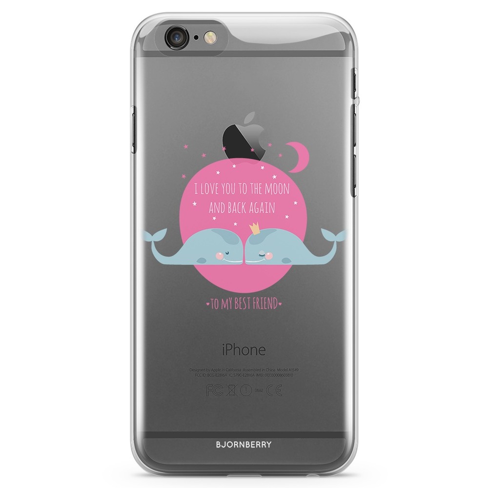 iPhone 6 Plus/6s Plus TPU Case - Love You To The Moon