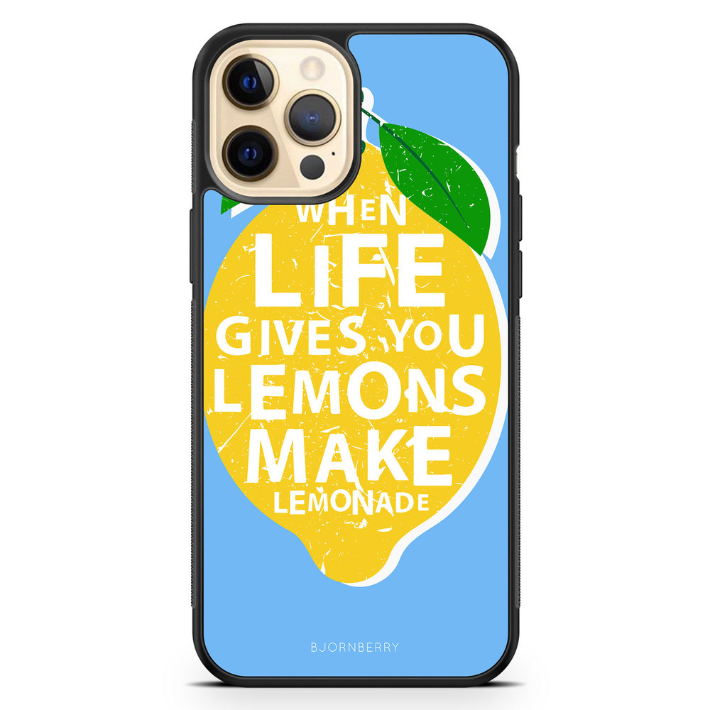 iPhone 12 Pro Max Case - Lemon Quote