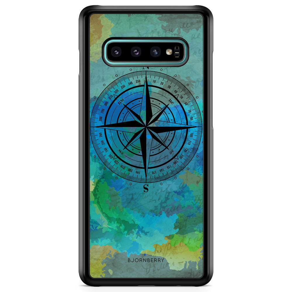 Samsung Galaxy S10 Case - Compass Background
