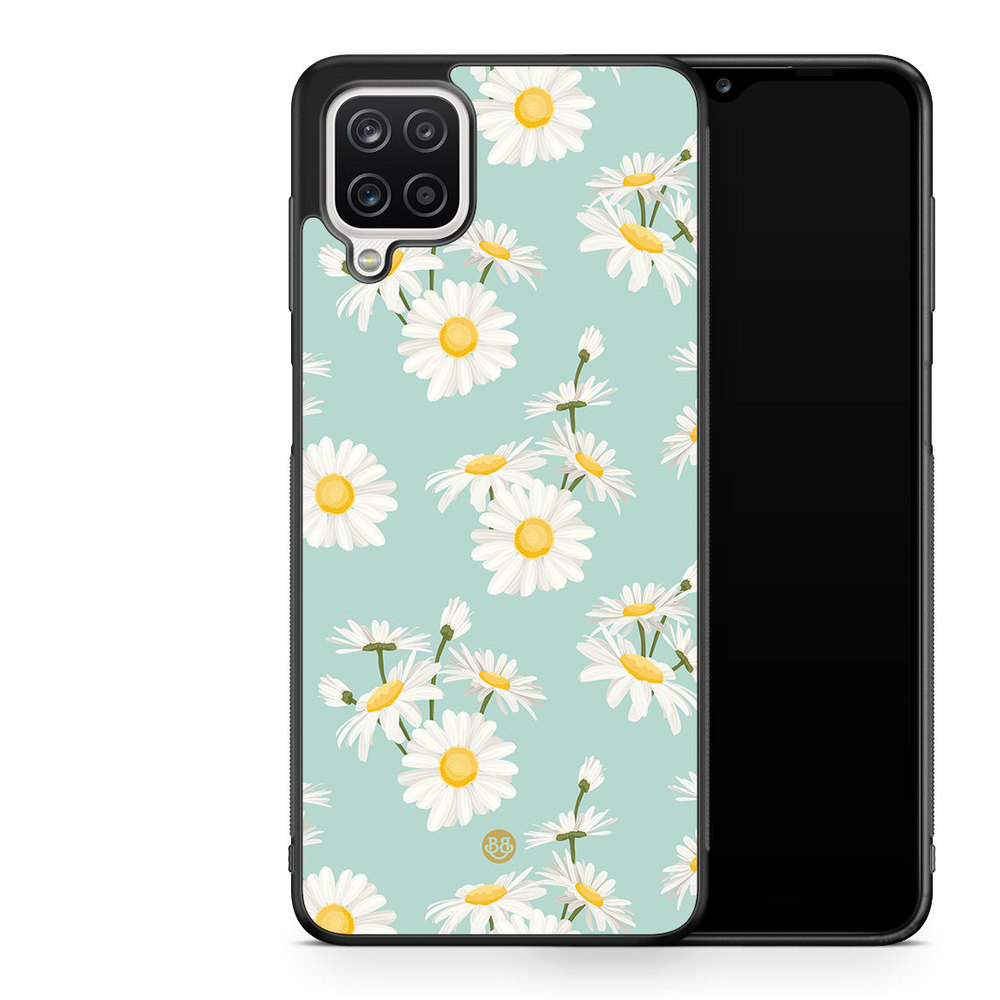 Samsung Galaxy A12 Case - Daisy