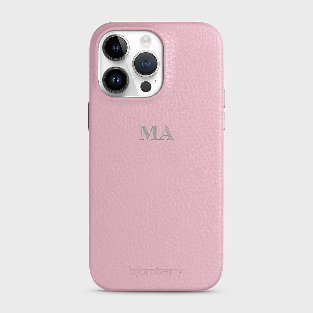 iPhone 15 Pro Max Personalized Leather Case - Monogram - 8