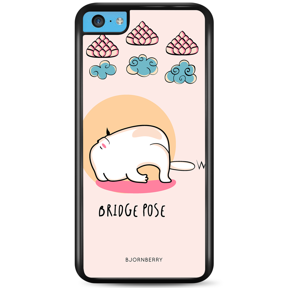iPhone 5C Case - Yoga Cat Bridge Pose