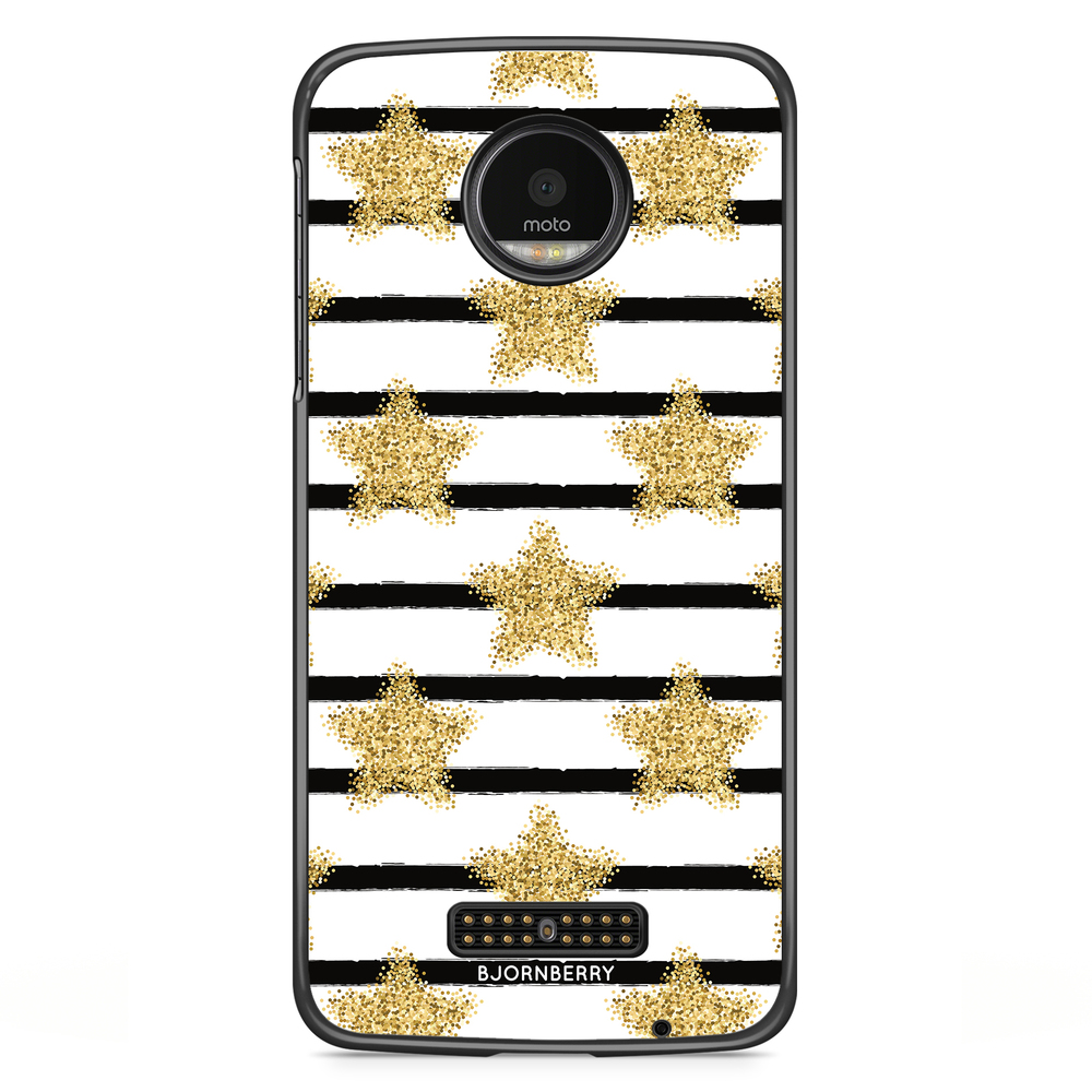 Motorola Moto Z Skal - Guldstjärnor