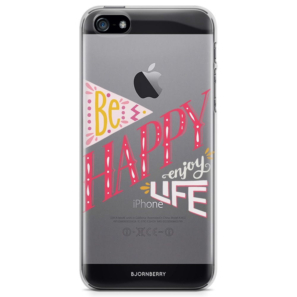 iPhone 5/5S/SE (2016) TPU Case - Be Happy