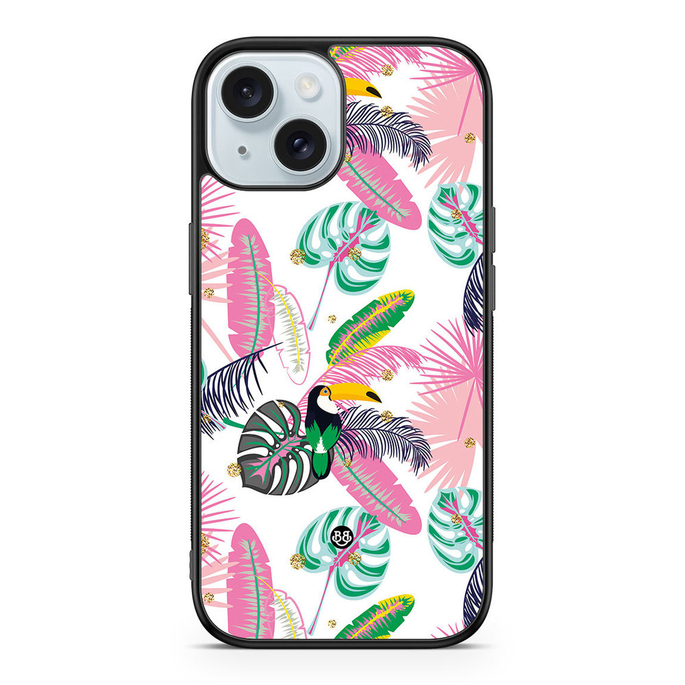 iPhone 15 Case - Tropical Pattern