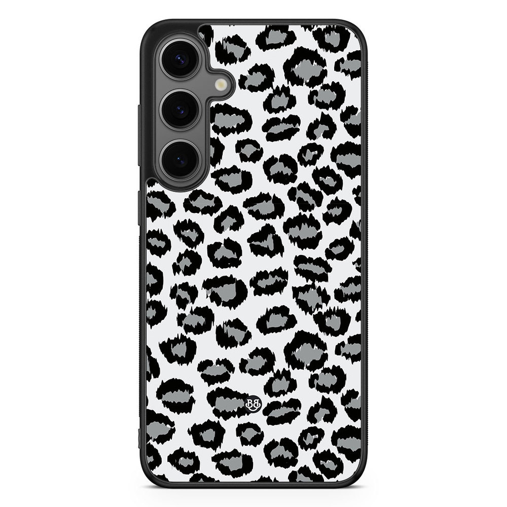 Samsung Galaxy S24 Plus Case - Gray Leopard
