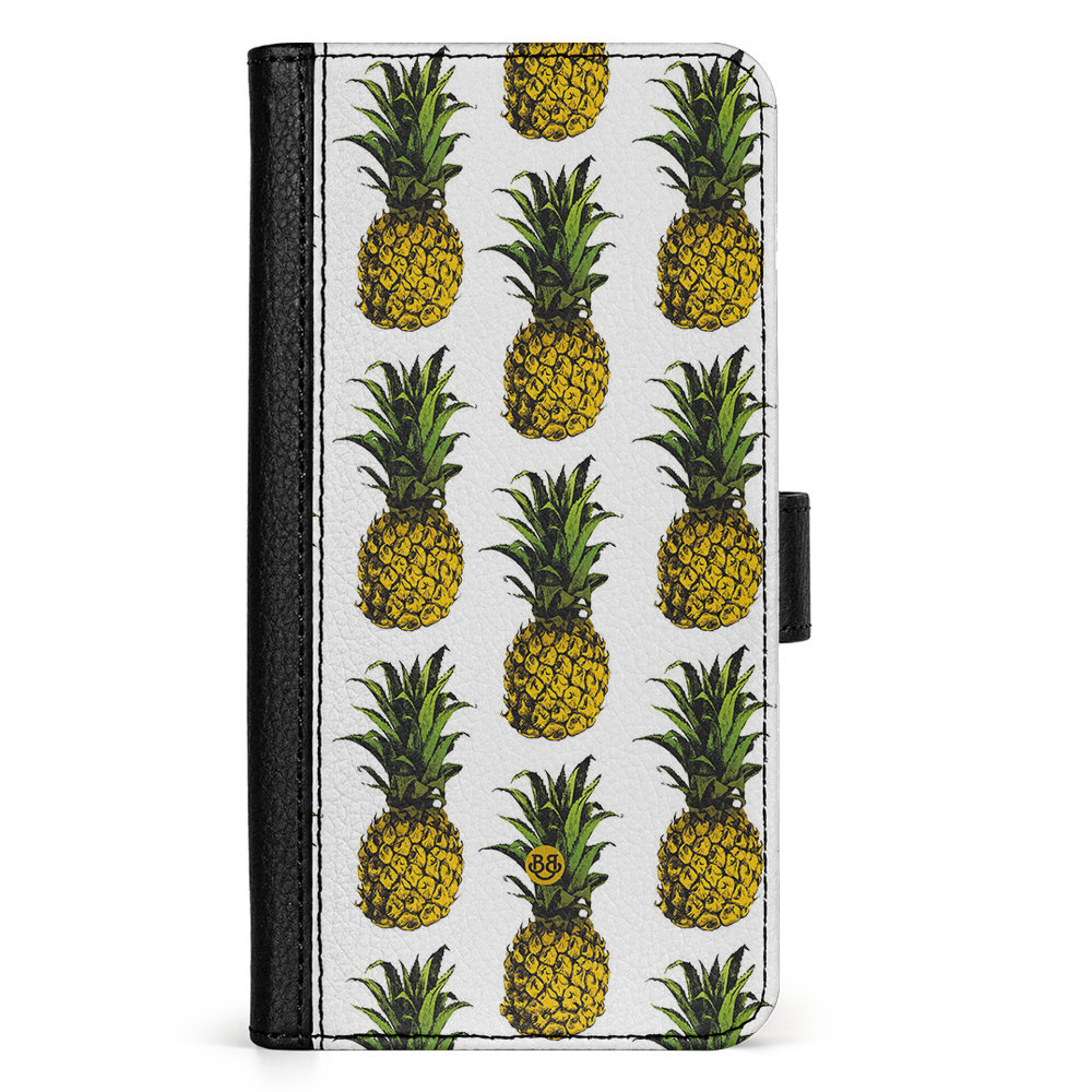 Samsung Galaxy A35 Wallet Case - Pineapple Pattern