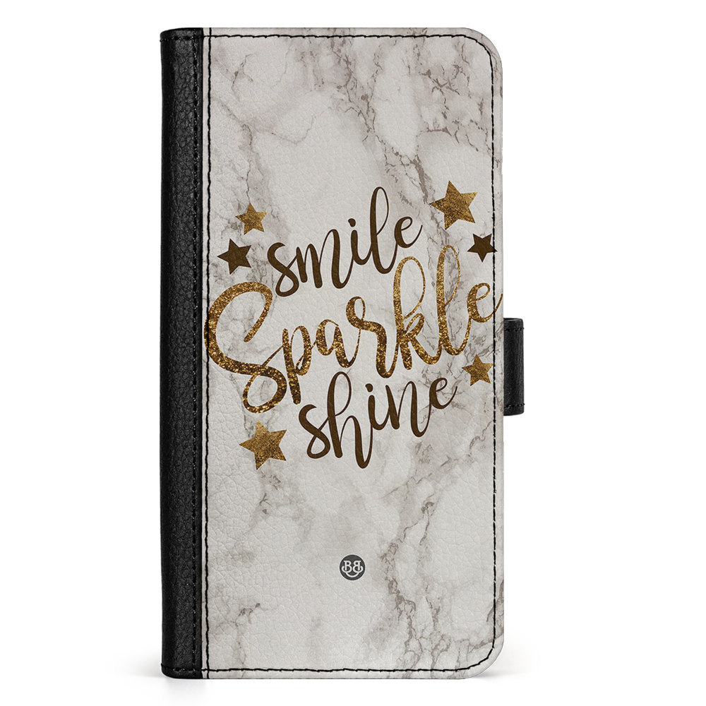Google Pixel 9 Pro XL Wallet Case - Smile,Sparkle,Shine