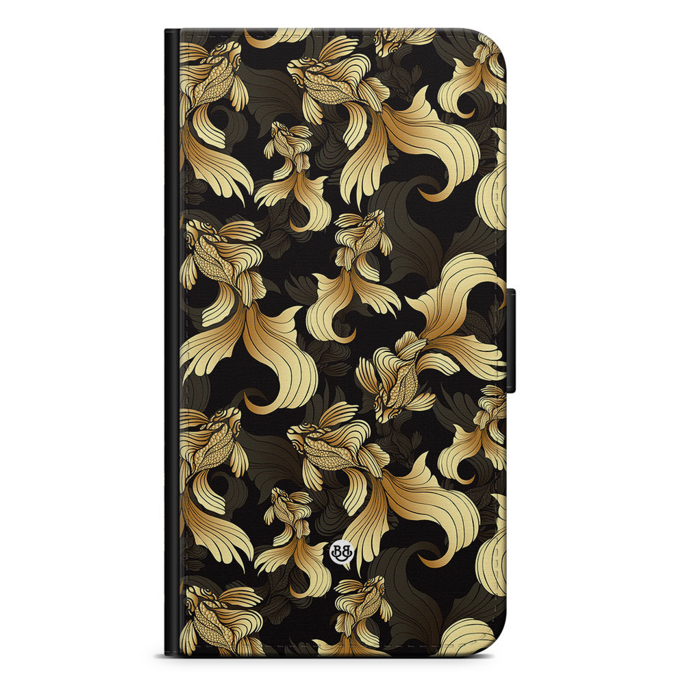 Xiaomi 12 Pro Wallet Case - Golden fish